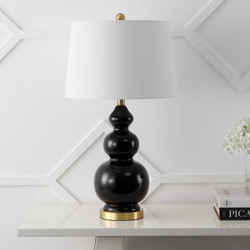 Bowen 27.5" Ceramic LED Table Lamp - JONATHAN Y